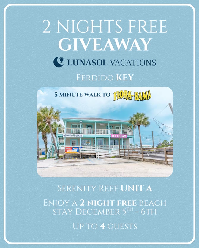 LunaSol's 2 Night Free Giveaway: Your Chance to Stay at Serenity Reef A!